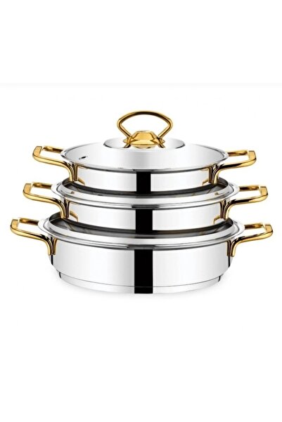 SILA Boğaziçi Gold Omlet Sahan Seti 6 Parça