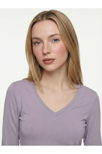 Loft Slim Cropped Fit Women's Tshirt U.Kol