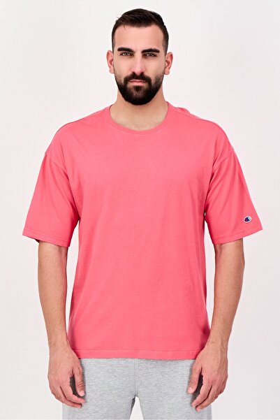 Champion Men Sportswear Fit Short Sleeve Outdoor T-Shirt, Pink