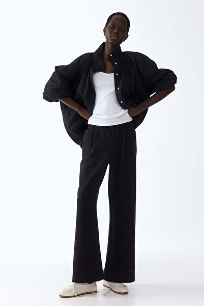 H&M Wide interlock joggers