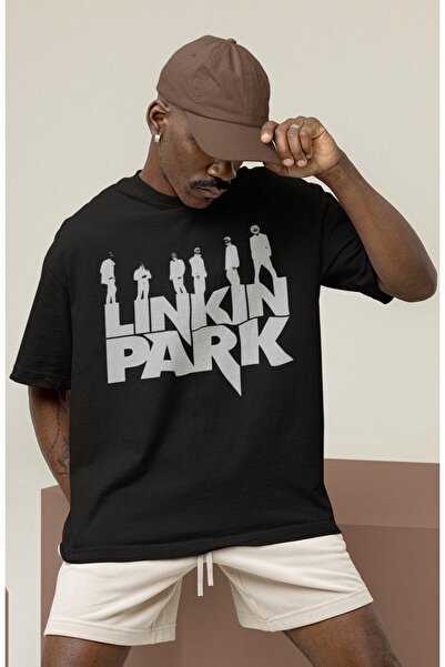 SEVBANO تي شيرت Design Linkin Park Rock Metal Music Band مطبوع للجنسين مقاس كبير