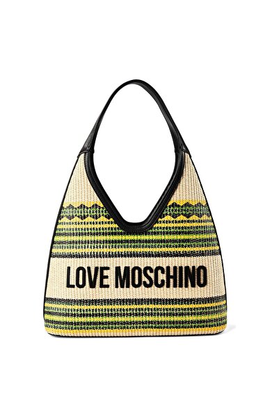 Love Moschino Sunset Stripes Schultertasche 34 cm