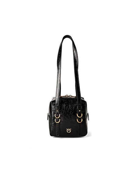 PİNKO Cubic Mini Bag Schultertasche Leder 16 cm