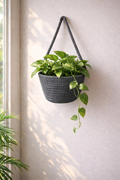 ÖRGÜM Organizator decorativ multifuncțional pentru coș 20x15 cm PLANTĂ ȘI SUP...