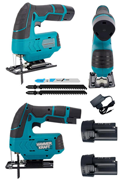 HAMMERKRAFT Bakır Sargılı Kömürsüz Motor Premium Seri 12v Armut Batarya Çift ...