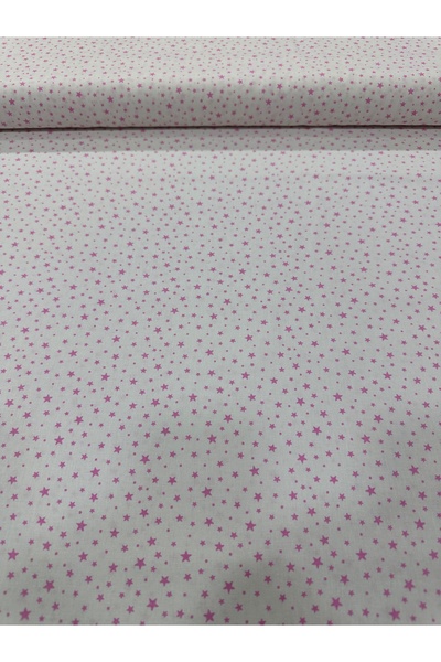 oskatekstil Poplin Kumaş %100 Pamuk Çiçek, Çıtır Desenli 170 cm En Metre İşi ...