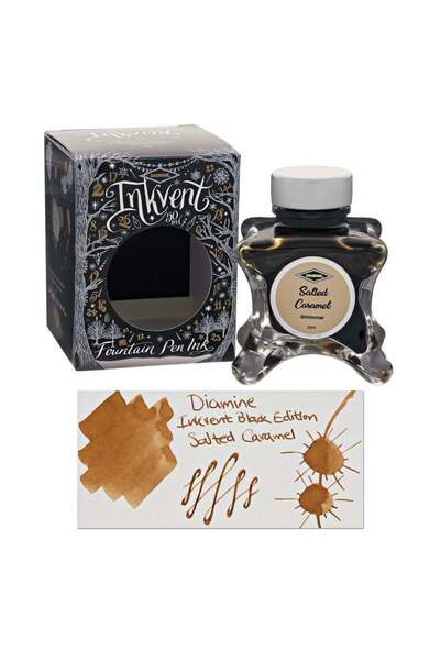 Diamine Inkvent Black Edition Collection Şişe Mürekkep 50ml Salted Caramel