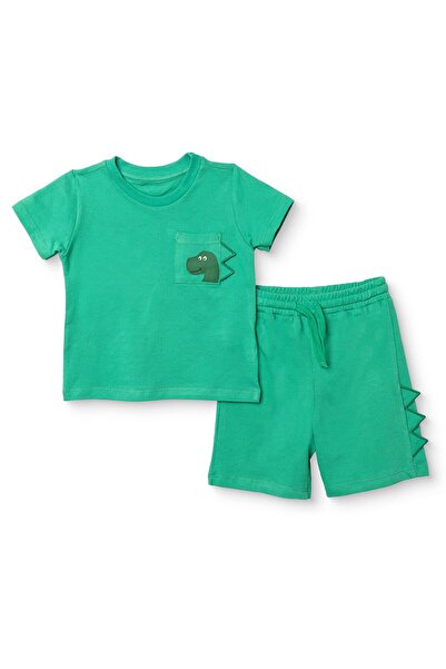 ebebek Hello Baby HelloBaby Erkek Bebek Tişört-Şort Dinozor Baskılı Bisiklet ...