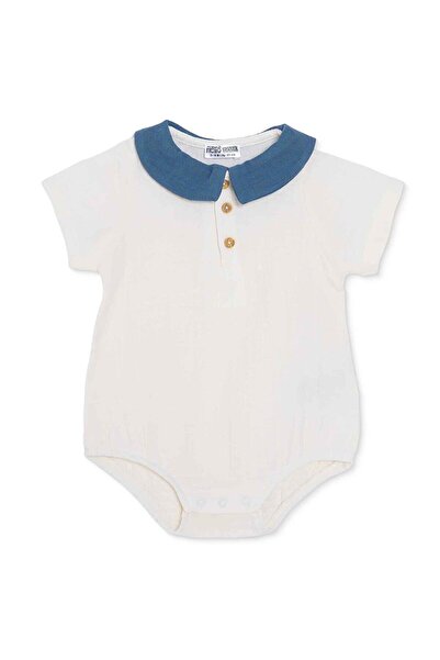 ebebek Hello Baby HelloBaby Erkek Bebek Gömlek Body Çıtçıtlı Bisiklet Yaka Kı...