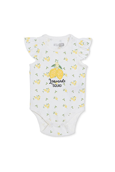 ebebek Hello Baby HelloBaby Kız Bebek Body Çıtçıtlı Bisiklet Yaka Atlet