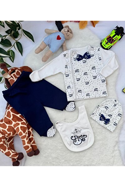 KapsülBebek 4-Piece Newborn Hospital Discharge Set