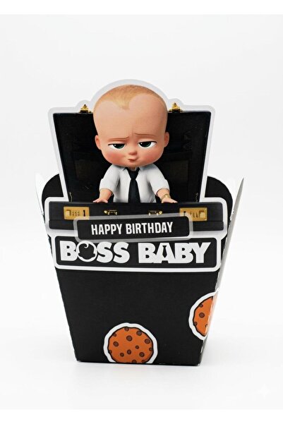 Genel Markalar Patron Bebek Boss Baby Temalı *popcorn (MISIR) Kutusu *8'li Paket