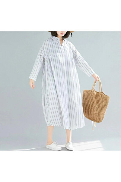 1way long striped shirt
