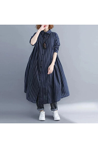 1way long striped shirt