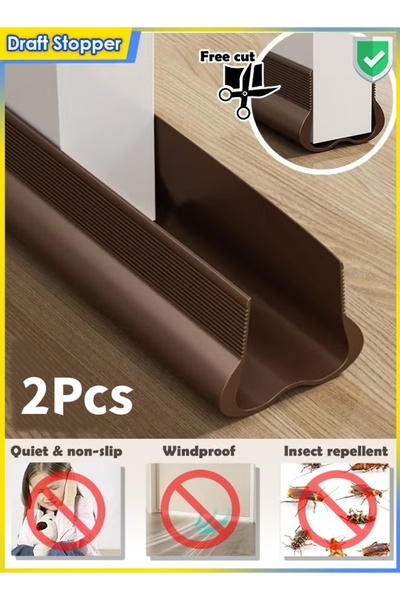 Generic 2Pcs 93cm Door Draft Stopper Under Door Seal Door Draft Blocker Weath...