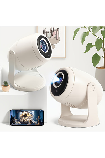 Aoc 8000 Lumens Projector: Native 1080P, 4K Support & Auto Keystone Correction