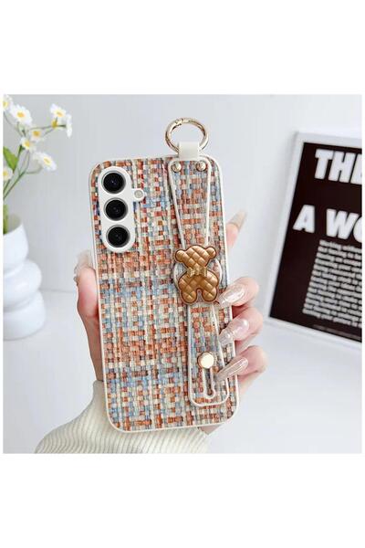 Pro Aksesuar حافظة سيليكون متوافقة مع هاتف سامسونج جالاكسي S23، مزينة بتفاصيل...