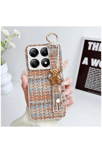 Zebana حافظة متوافقة مع هاتف Mi 14T Pro من السيليكون باللون البرتقالي