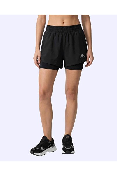Kappa Fesa Short Kadın Siyah Regular Şort