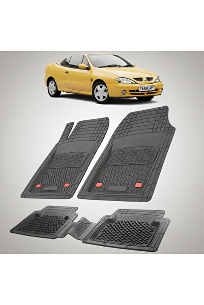 TEAMCAR Πατάκια δαπέδου συμβατά με Renault Megane I 2 Cabriolet 1999-2003 | Μ...