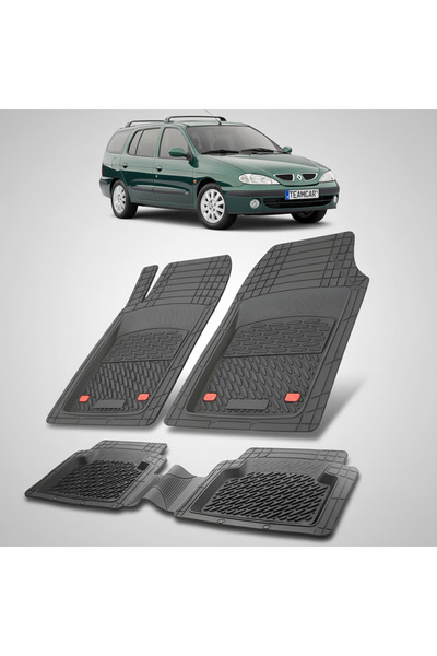 TEAMCAR Πατάκια δαπέδου συμβατά με Renault Megane I 2 Estate (Break) 1999-200...