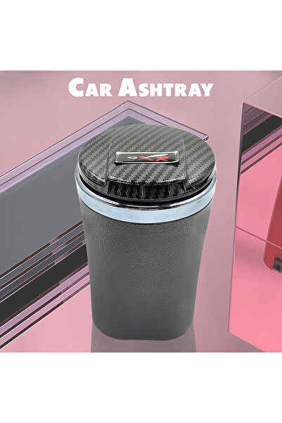 3XR Premium Car Ashtray with LED Light, Flame Retardant, and Easy to Clean De...