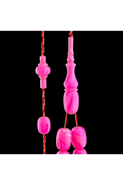 Tasarım Ali Eri̇ş |   Extravagant and Rare Pink Amber with Crimped Texture