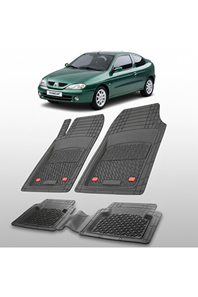 TEAMCAR Πατάκια δαπέδου Renault Megane I 2 Coupe 1999-2002 | Μαύρο