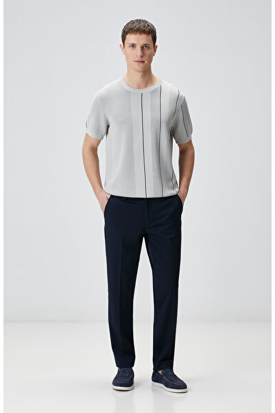 Network Lacivert Düz Dokuma Pantolon