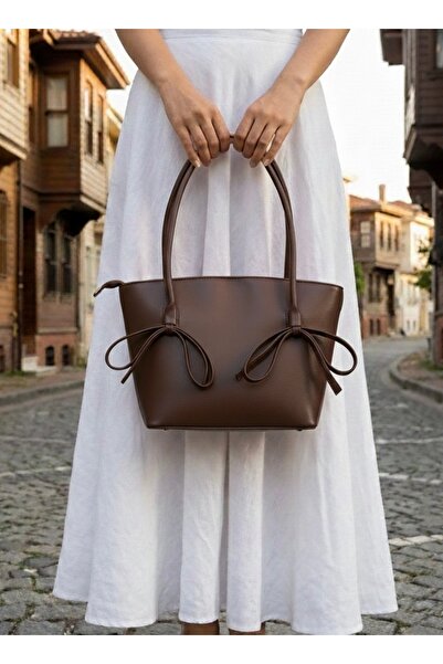 KIRASE Νέο μοντέλο φιόγκου Sandy με λαβή και Τσάντα ώμου μεγέθη 23 - πλάτος 34