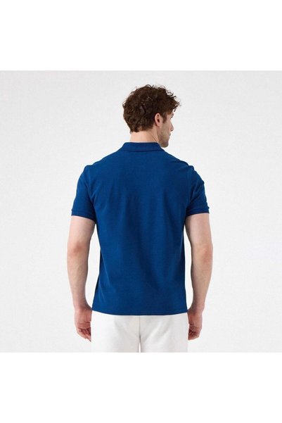 Ellesse 6SM5044-BL تي شيرت رجالي بياقة بولو - أزرق