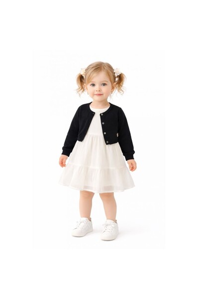 Bebepan Freddom Girl's Dress Bolero Set