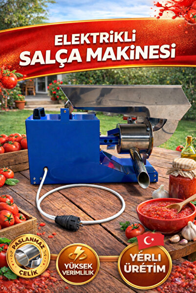 ogt makine Salça Makinesi | 3 HP Profesyonel Domates Salça Makinesi