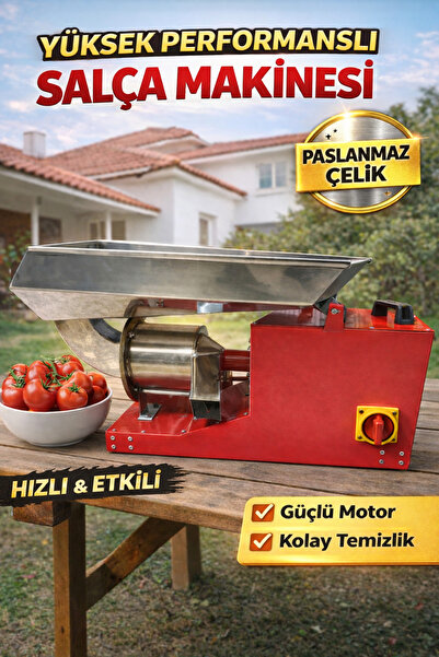 ogt makine Salça Makinesi | 3 HP Profesyonel Domates Salça Makinesi
