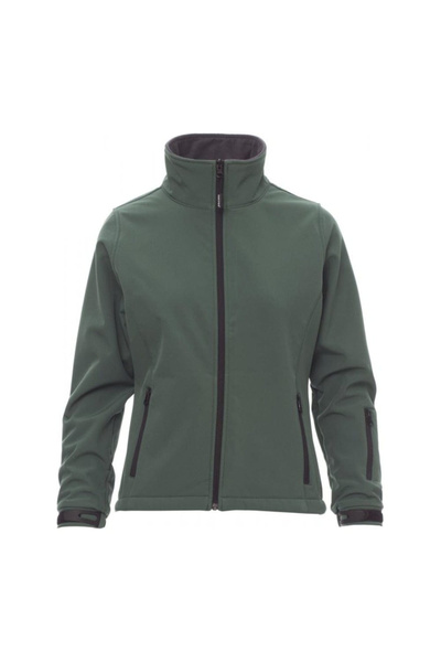 PAYPER Sunny softshell jacket, Soft-Shell 93% polyester + 7% elastane, Green,...