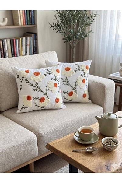 Kibele بانش غطاء وسادة عبوة من قطعتين بنقشة زهور