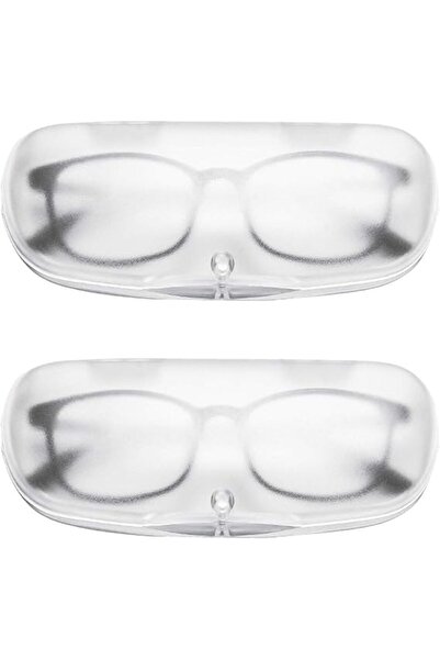 Arabest Glasses Case Spectacle Case Box Magnetic Closure Plastic Translucent ...