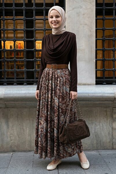 InStyle Σετ καφέ Sandy Acı με γιακά, ντραπέ τεμάχια, Ζώνη τεμαχίων το καθένα