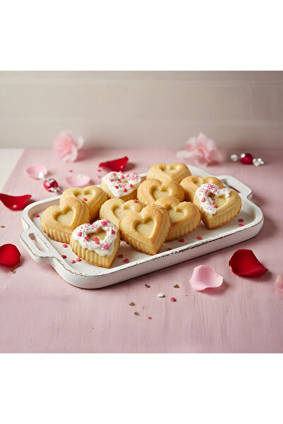 Bewello Forma de copt din siliciu - inima - 28 x 25,7 x 4,5 cm