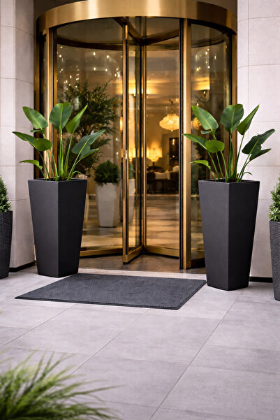 MyDecorZa MODERN DİKEY DEKORATİF FİBER SAKSI (100x45x45)