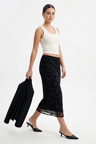 Rays 8470a pencil skirt black