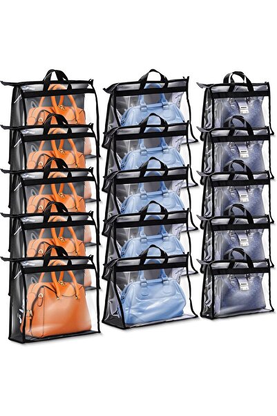 Arabest Purse Dust Bags for Storage 3 Sizes Clear Handbag Storage Organizer, ...