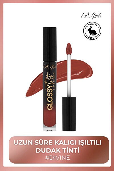 L.A. Girl Glossy Tint Lip Stain - Uzun Süre Kalıcı Işıltılı Dudak Tinti - GLC...