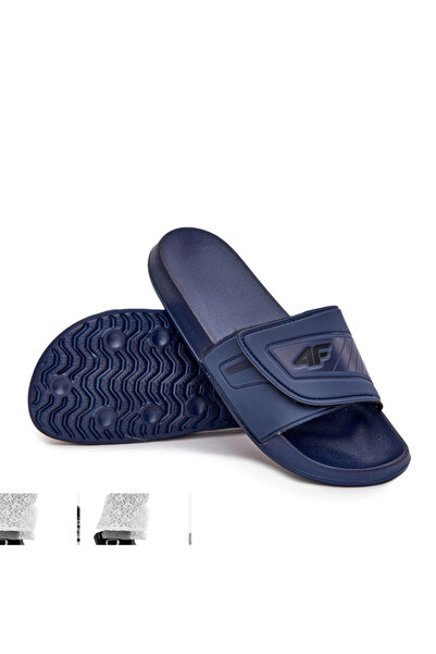4F Sandale bărbătești cu velcro 4FMM00FFLIM091-31S bleumarin 45