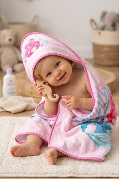 Buude Kids Pamuk Bebek Havlu Deniz Kızı