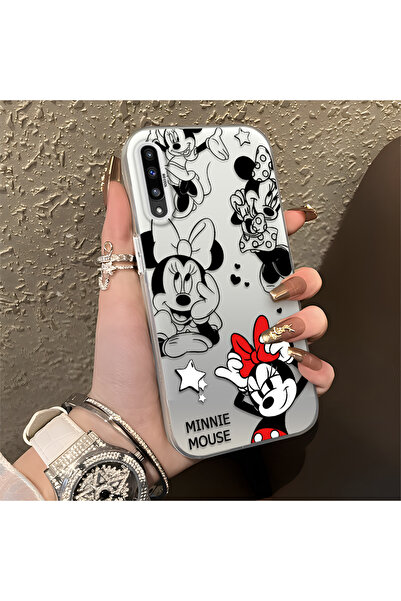 PATTERNOVA Samsung Galaxy A50/A50S/A30S Uyumlu Minnie Desenli Kılıf, Darbeye ...