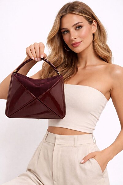 KIRASE Design geometric origami pentru femei, formă pliabilă, umăr și braț el...