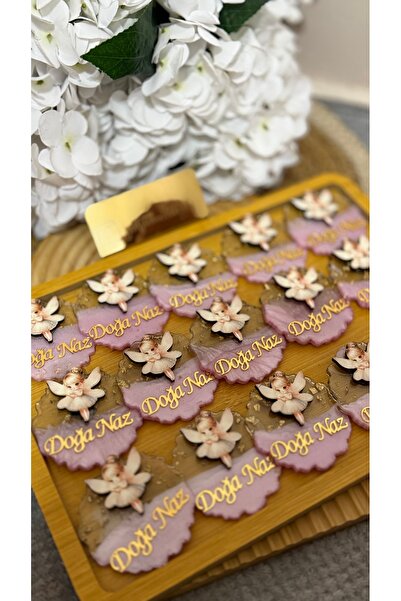 Gökçem hediyelik 20 adet kız bebek magnet , bebek hediyelik