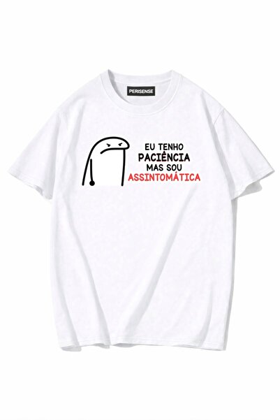 PERISENSE Unisex Γυναικεία/Ανδρικά με τύπωμα 100% Βαμβάκι Premium Χτενισμένα ...