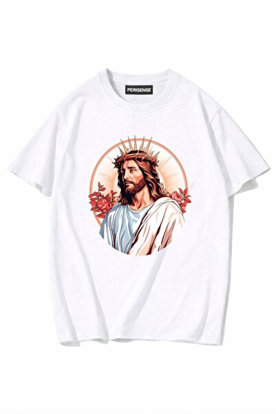 PERISENSE Unisex Γυναικεία/Ανδρικά με τύπωμα 100% Βαμβάκι Premium Χτενισμένα ...